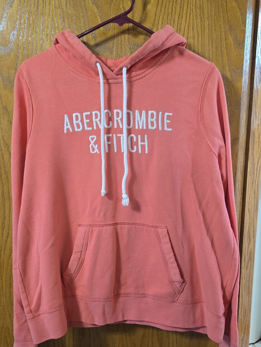 Abercrombie & Fitch Peach Hooded Sweatshirt